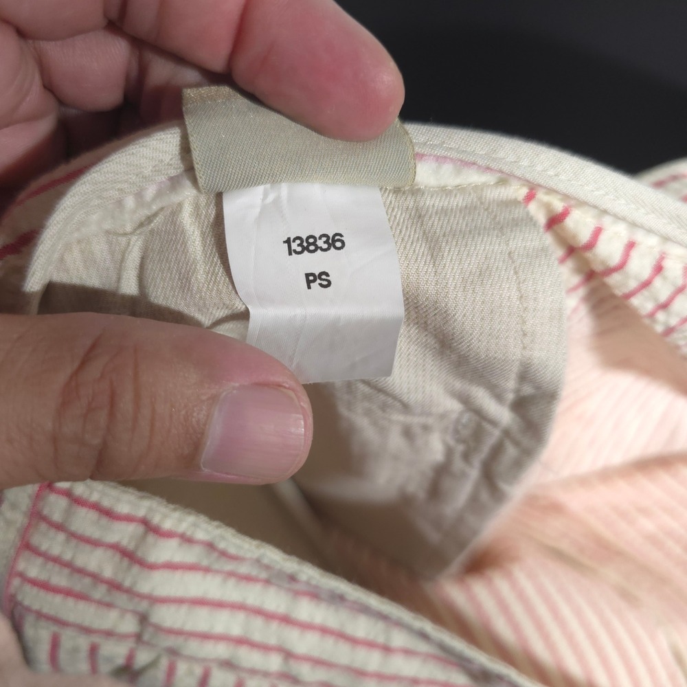 Bills Khakis Parker Shorts Mens 42 Red Striped Seersucker Standard Fit USA Chino - Picture 8 of 12